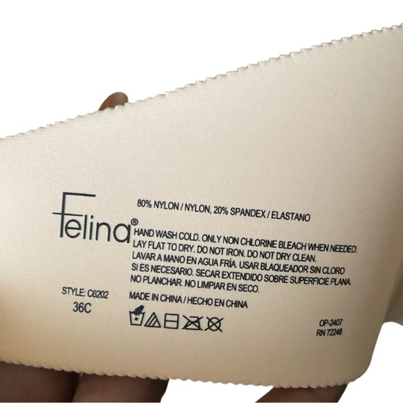 Felina Black and Cream Strapless Bras with Underwire Support
#N105 - Picture 5 of 5